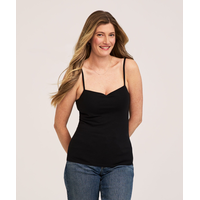 Denver Hayes Women's Curve Tech Built In Bra Tank Front_Flat
