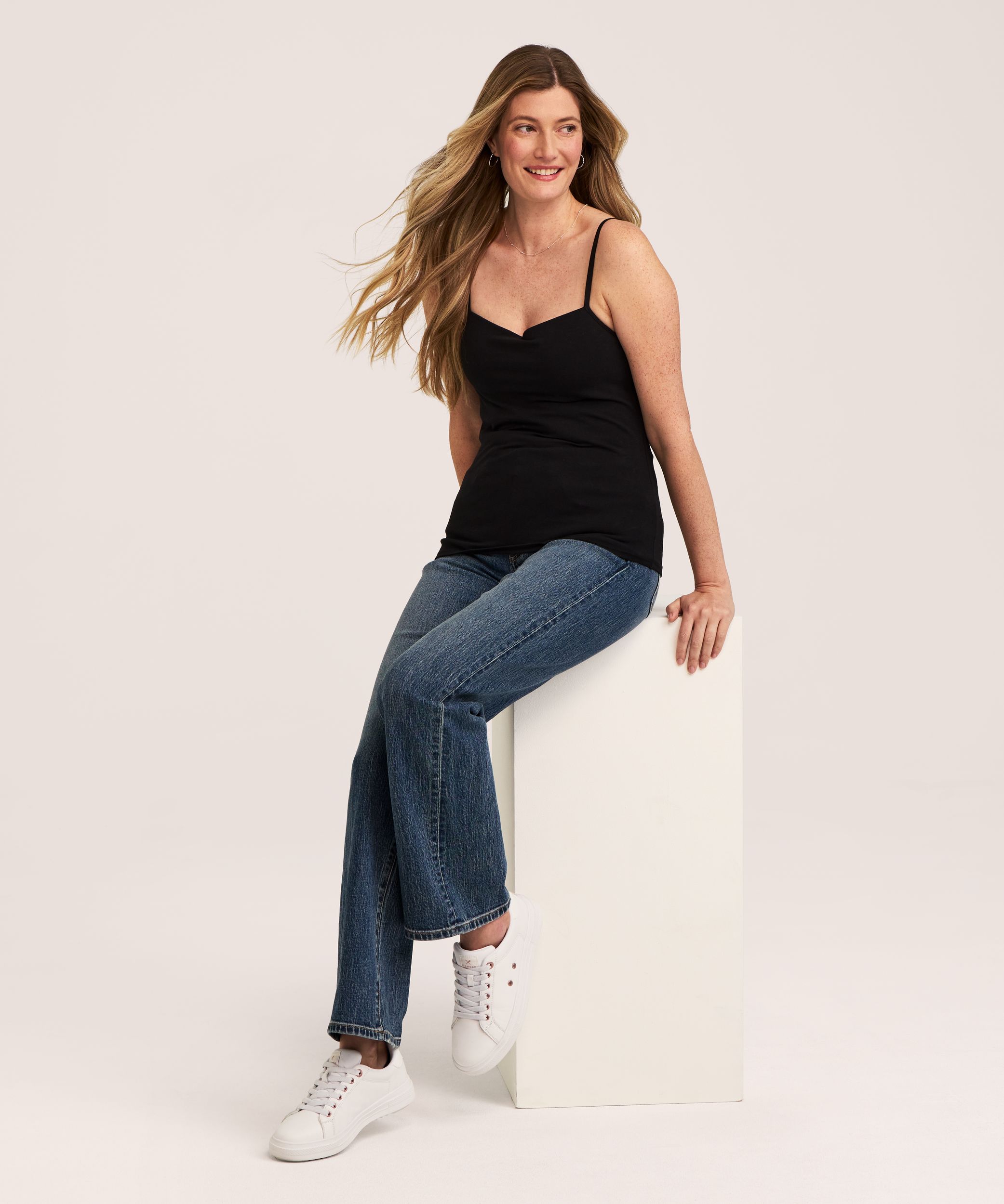 Débardeur avec soutien-gorge intégré Curve Tech pour femmes, Denver Hayes