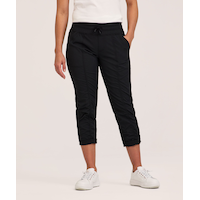 Shambhala Women's Live-in Ease Crop Legging Front_Flat