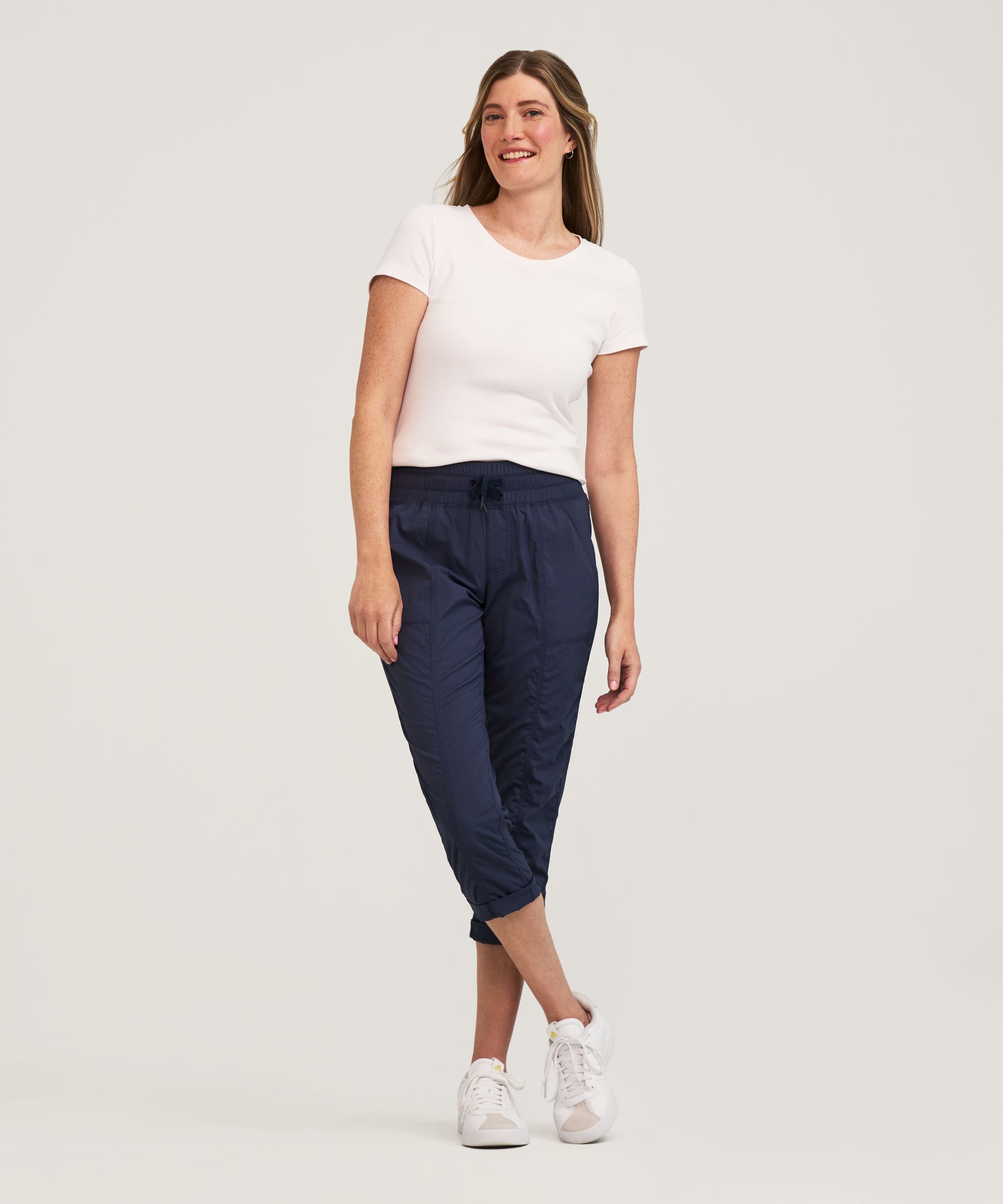 Legging court à taille haute pour femmes, Line-In Ease, Shambhala