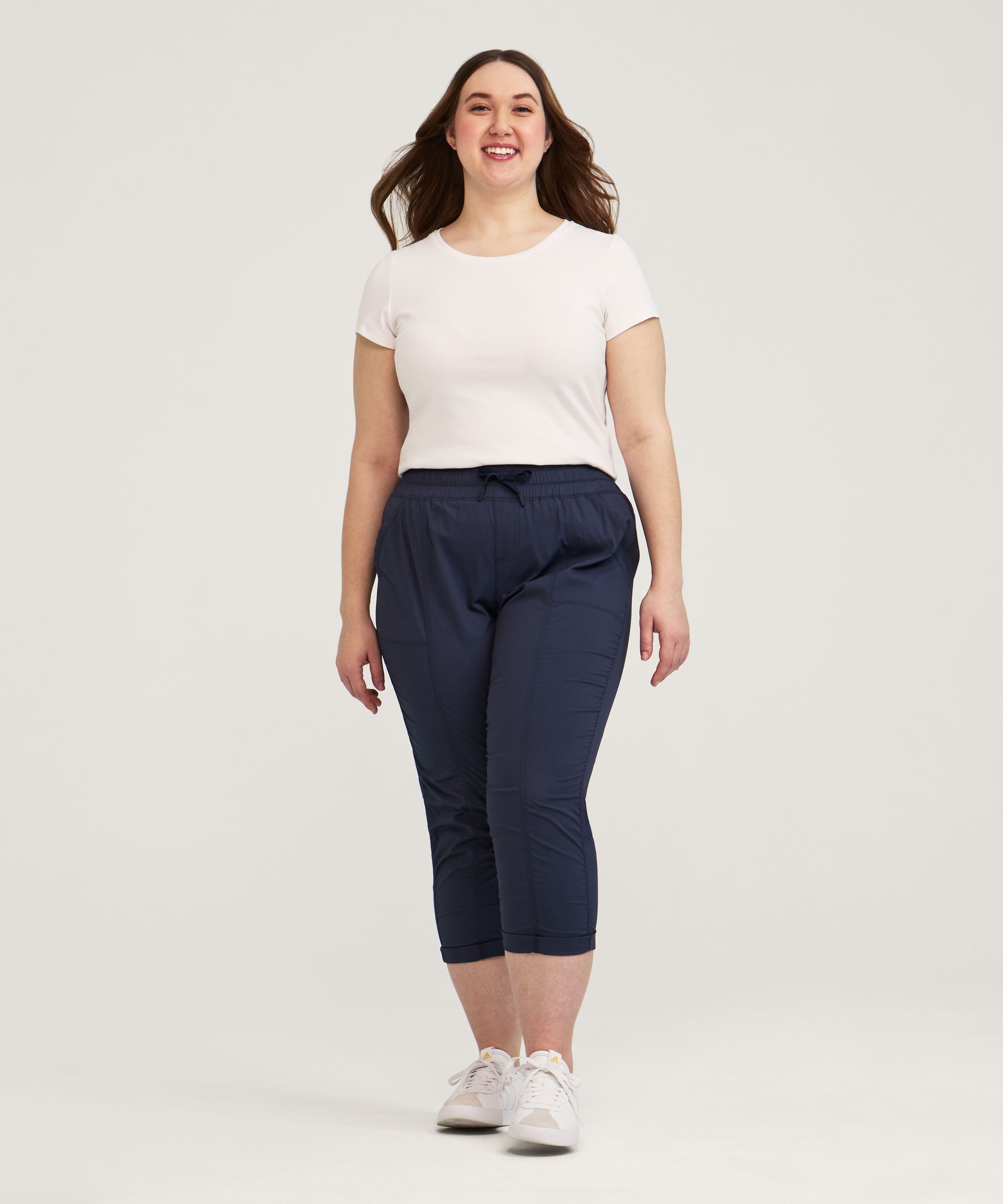Legging court à taille haute pour femmes, Line-In Ease, Shambhala