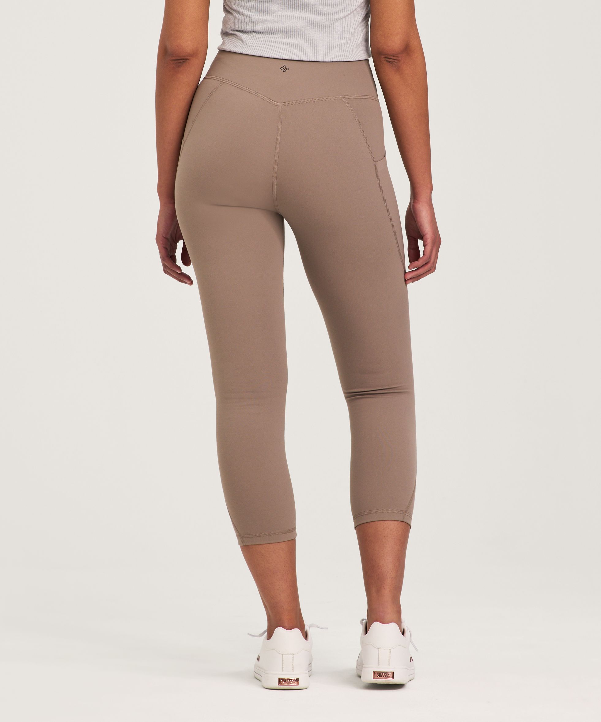 Legging court à taille haute avec poches pour femmes, Live-in Confort, Shambhala