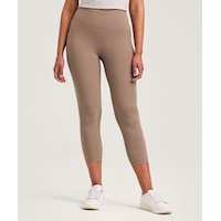 Legging court à taille haute avec poches pour femmes, Live-in Confort, Shambhala Front_Flat