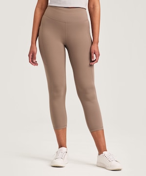 Legging court à taille haute avec poches pour femmes, Live-in Confort, Shambhala