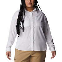 Chemise tout usage à manches longues avec protection Omni-Shade pour femmes, Silver Ridge, Columbia Front_Flat