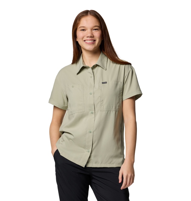Chemise tout usage à manches courtes avec protection Omni-Shade pour femmes, Silver Ridge, Columbia