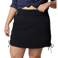 Jupe-short froncée toutes saisons pour femmes, Columbia Front_Flat