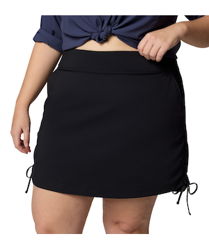 Jupe-short froncée toutes saisons pour femmes, Columbia