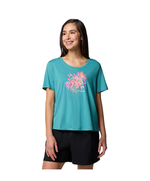 T-shirt à encolure échancrée avec graphique pour femmes, Ruby Springs, Columbia