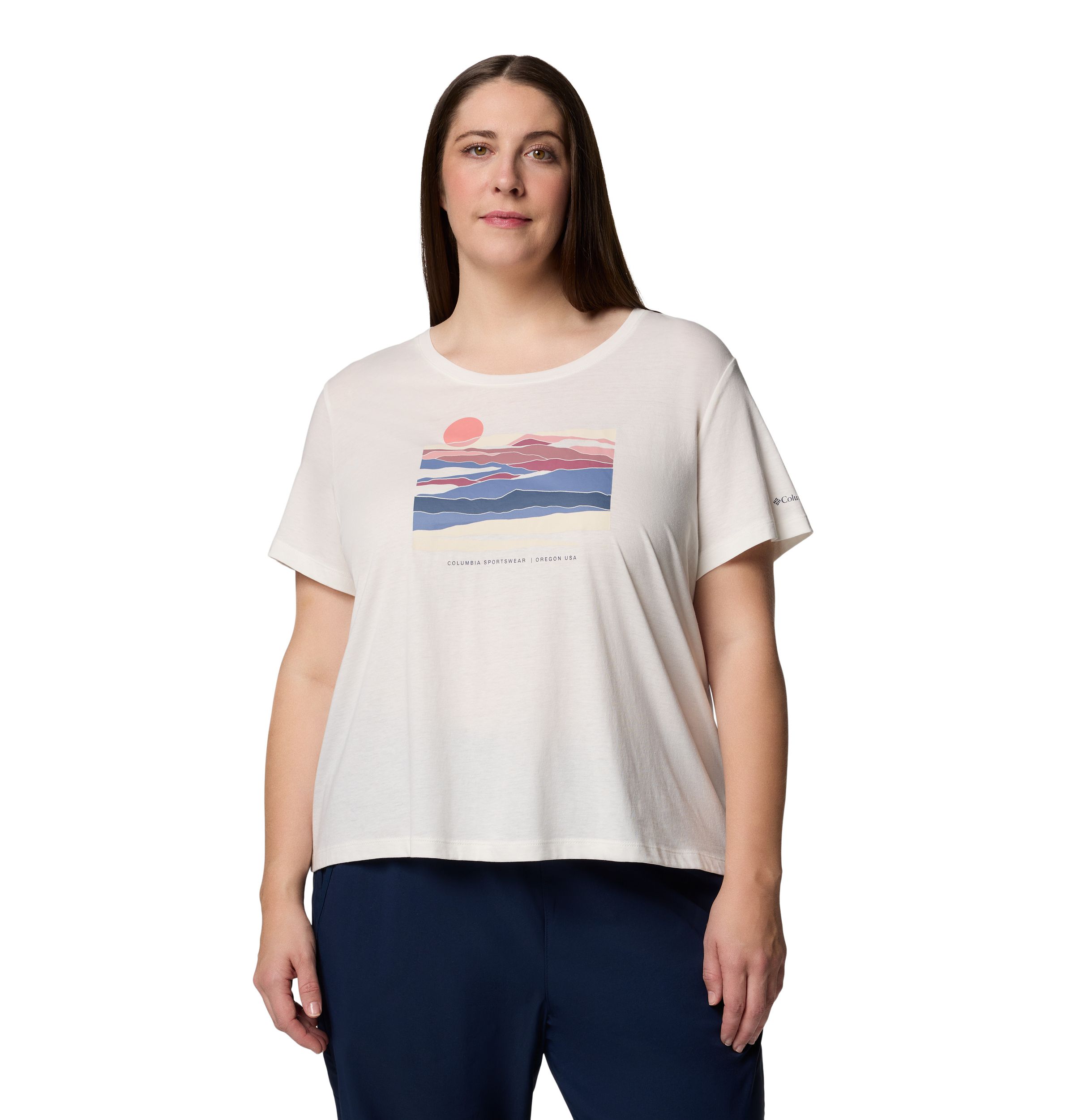 T-shirt à encolure échancrée avec graphique pour femmes, Ruby Springs, Columbia