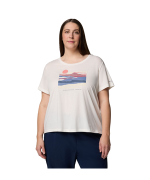 T-shirt à encolure échancrée avec graphique pour femmes, Ruby Springs, Columbia