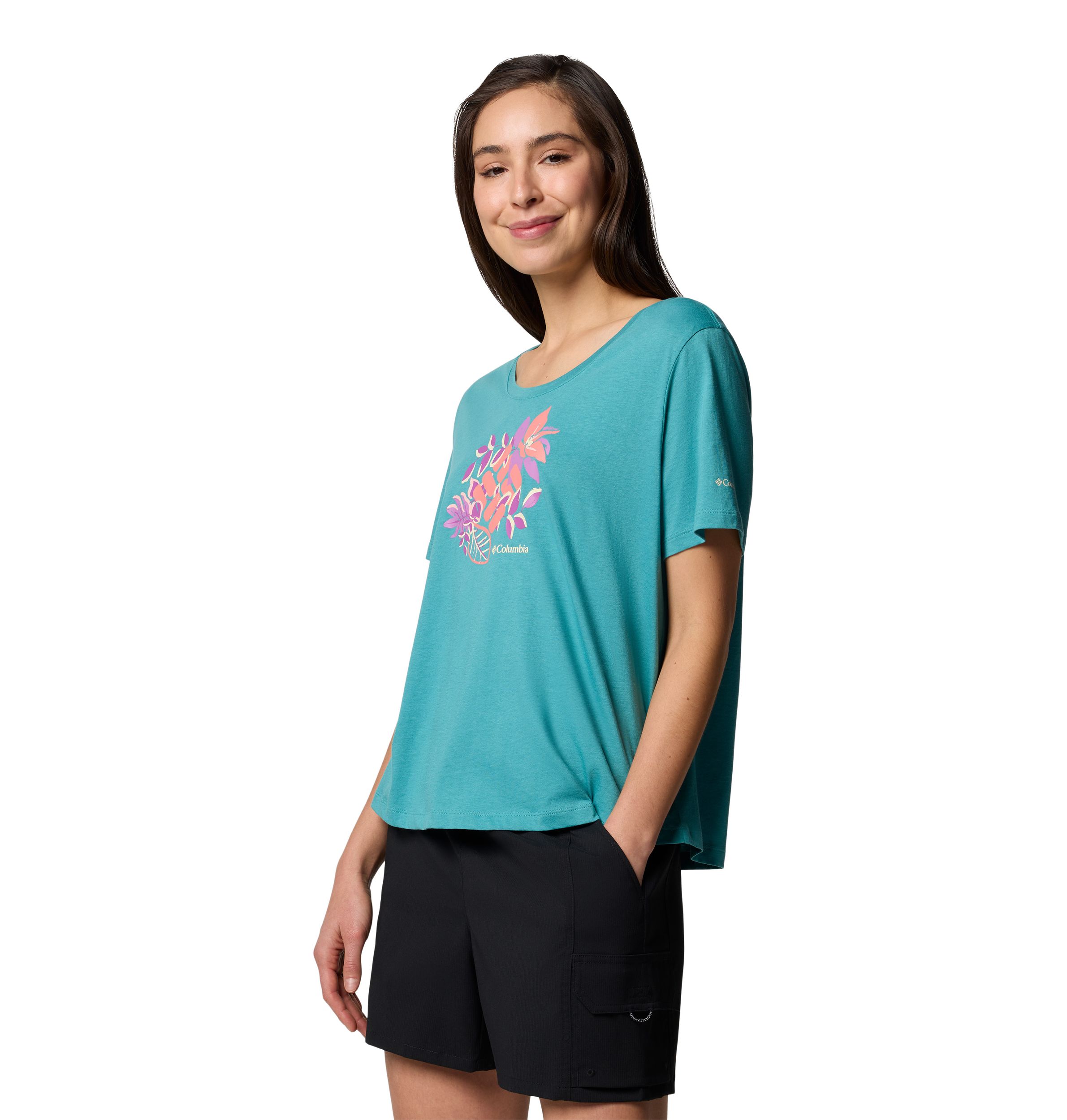 Columbia Women's Ruby Springs Graphic Scoop Neck Shirt