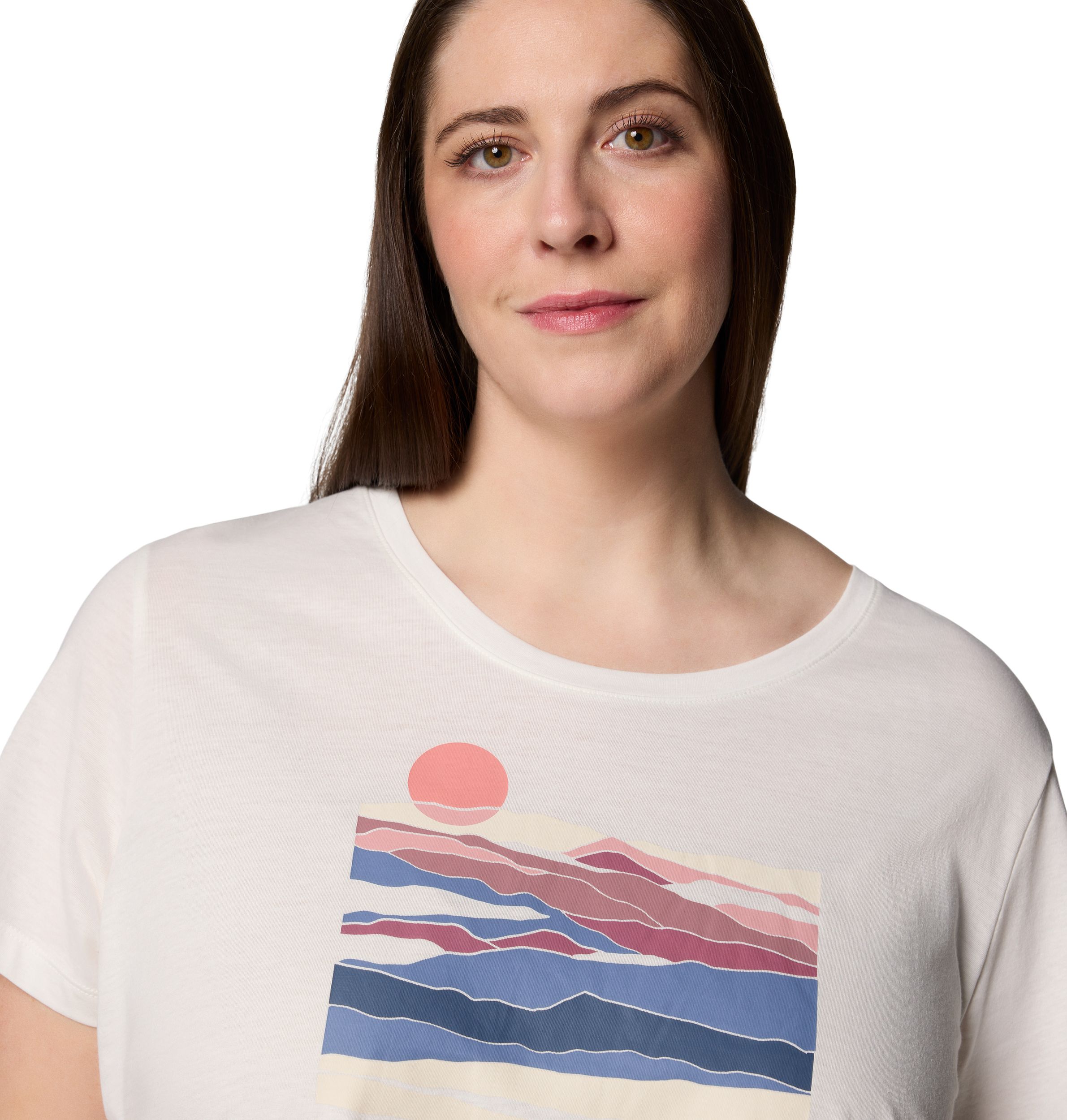 T-shirt à encolure échancrée avec graphique pour femmes, Ruby Springs, Columbia