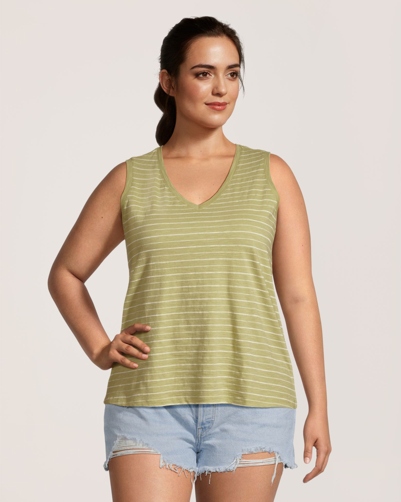 Débardeur en coton flammé pour femmes, FarWest