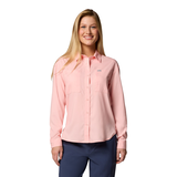 Chemise tout usage à manches longues avec protection Omni-Shade pour femmes, Silver Ridge, Columbia Front_Flat