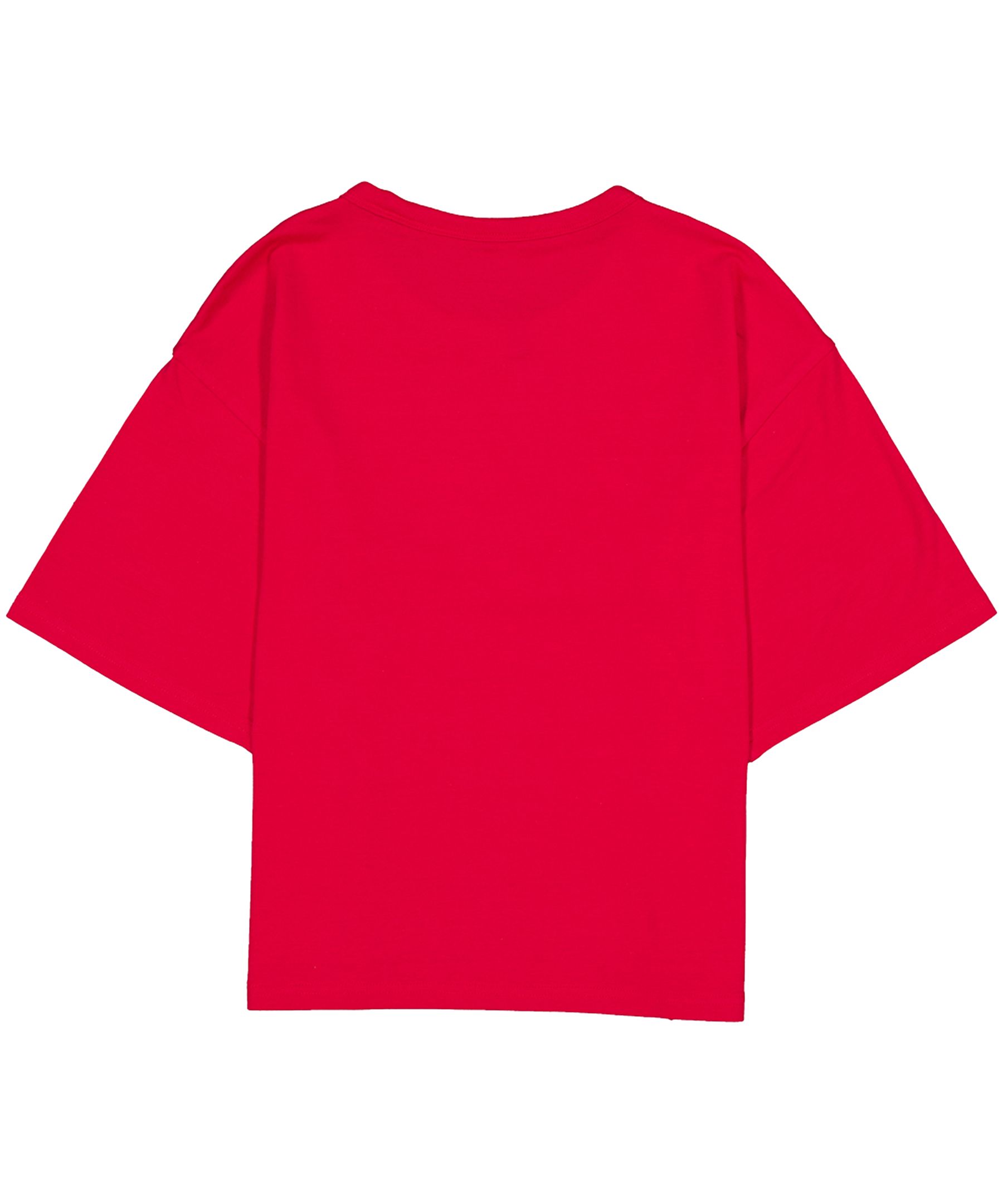 T-shirt à manches courtes avec col ras du cou et épaules tombantes pour femmes, Silver