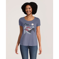WindRiver Women's Short Sleeve Graphic T-Shirt Front_Flat