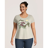 WindRiver Women's Short Sleeve Graphic T-Shirt Front_Flat