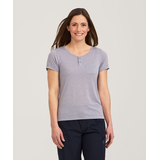 T-shirt technique léger à manches courtes pour femmes, WindRiver Front_Flat