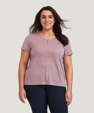 T-shirt technique léger à manches courtes pour femmes, WindRiver