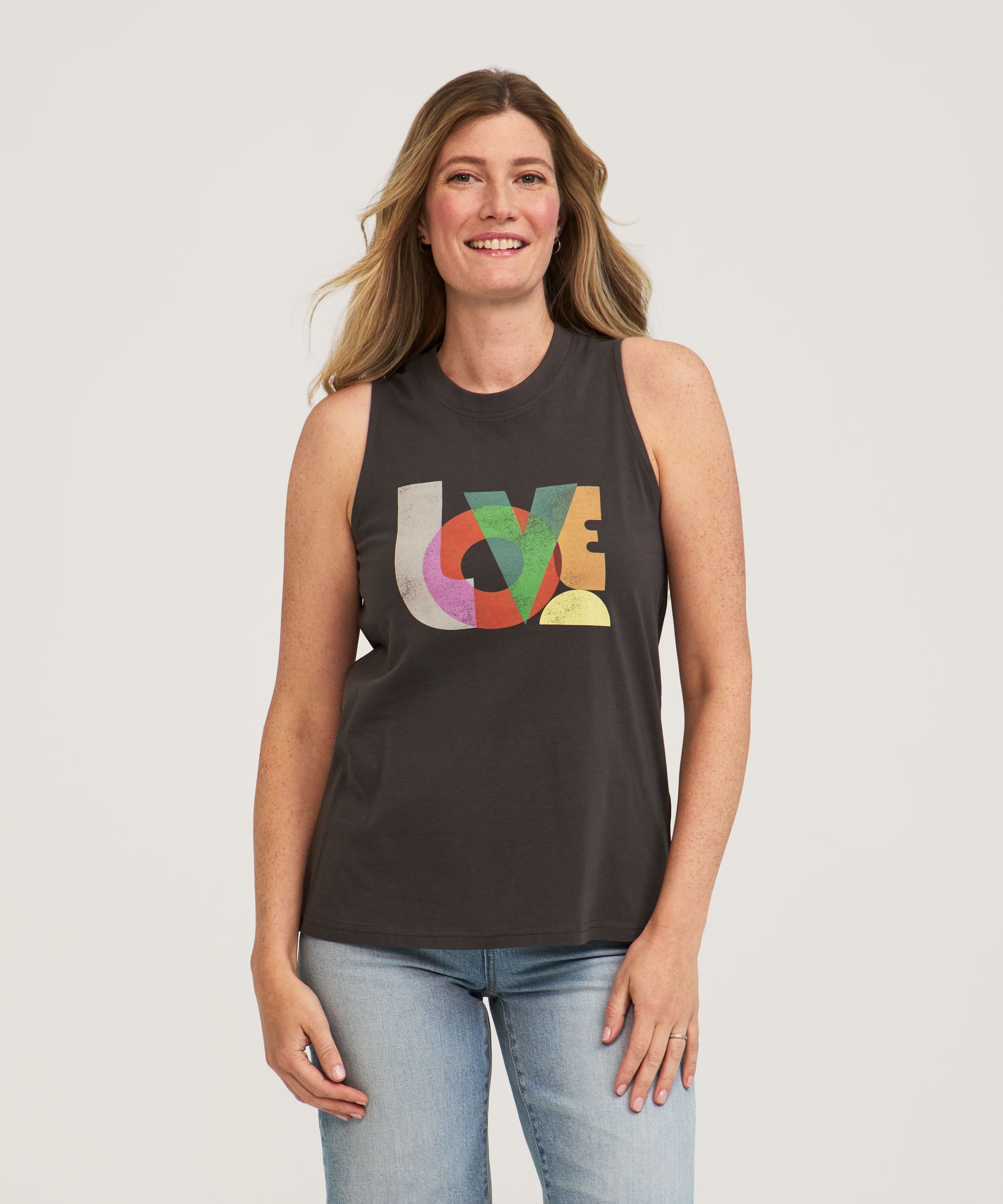 Débardeur avec graphique pour femmes, FarWest