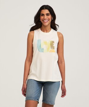 Débardeur avec graphique pour femmes, FarWest