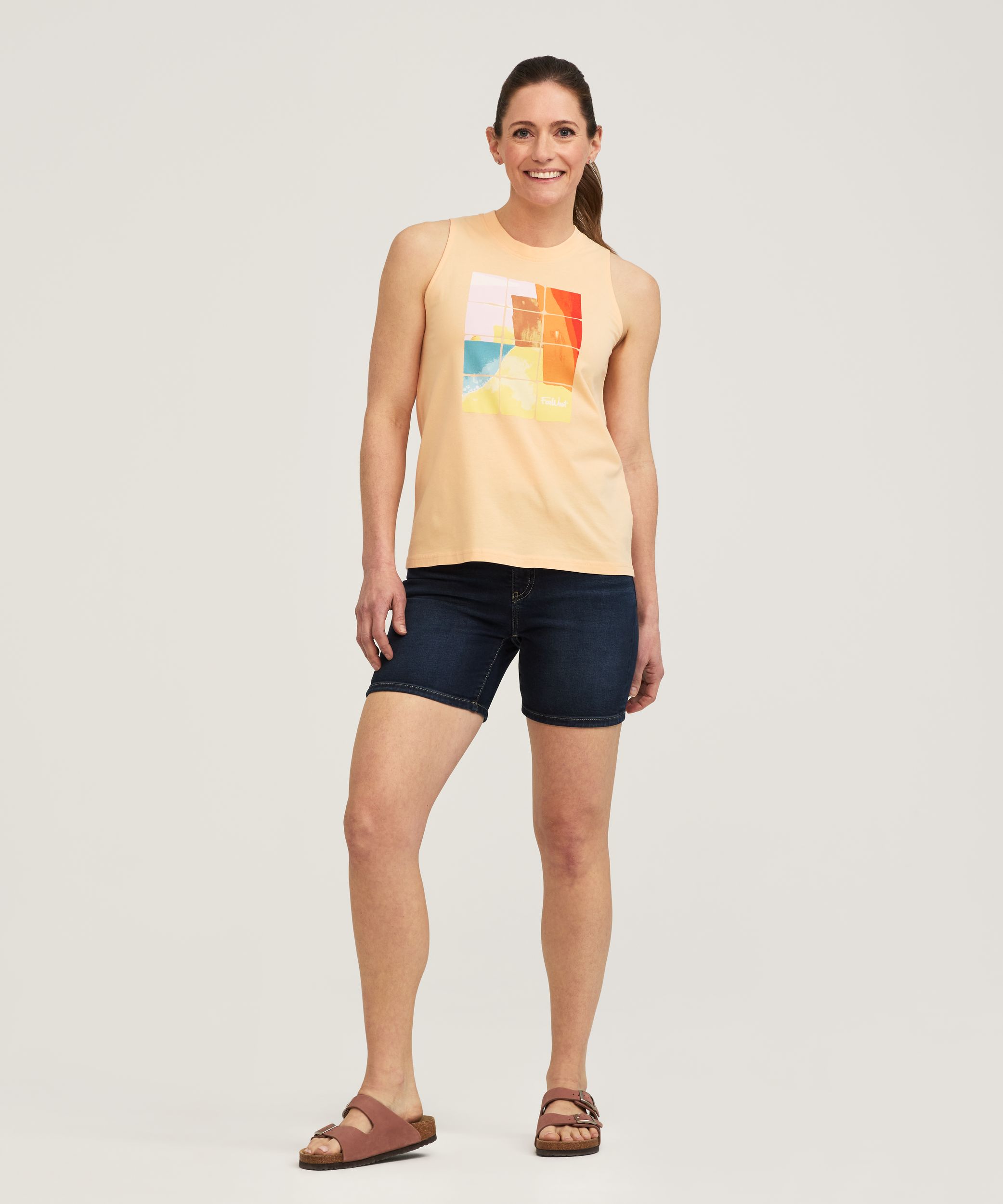 Débardeur avec graphique pour femmes, FarWest
