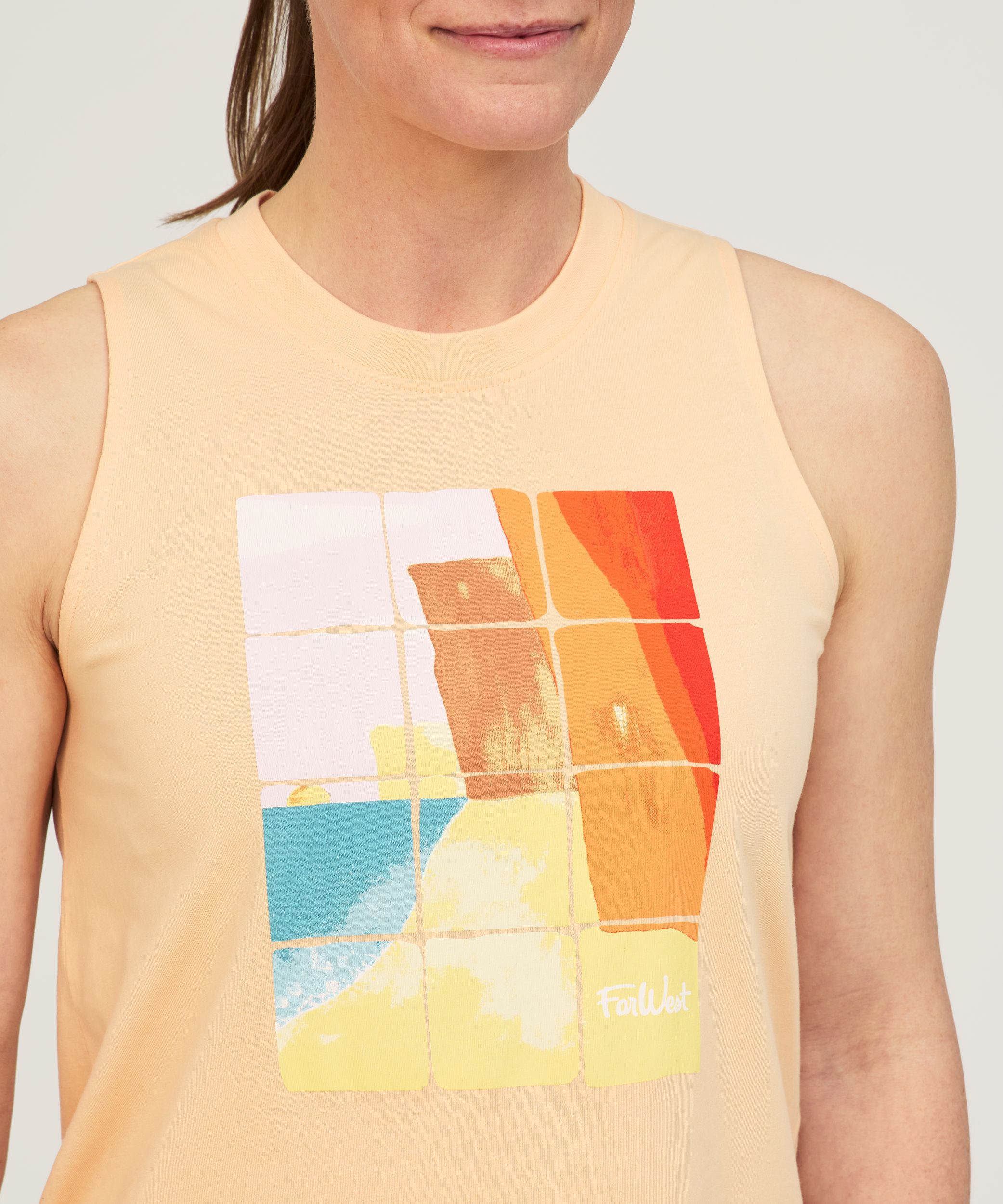 Débardeur avec graphique pour femmes, FarWest