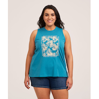 FarWest Women's Graphic Tank Top