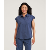 Chemise de randonnée technique à manches courtes pour femmes, WindRiver Front_Flat