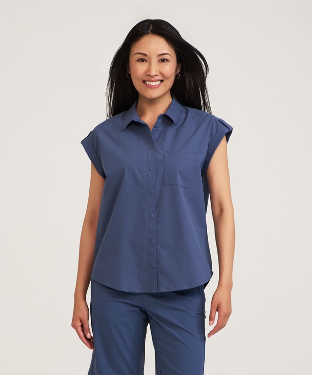 Chemise de randonnée technique à manches courtes pour femmes, WindRiver