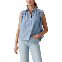 Blouse sans manches pour femmes, Gracen, Levi's Front_Flat