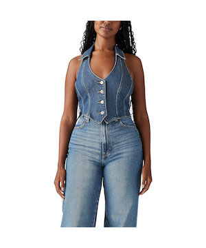 Haut style corsage en denim pour femmes, Levi's