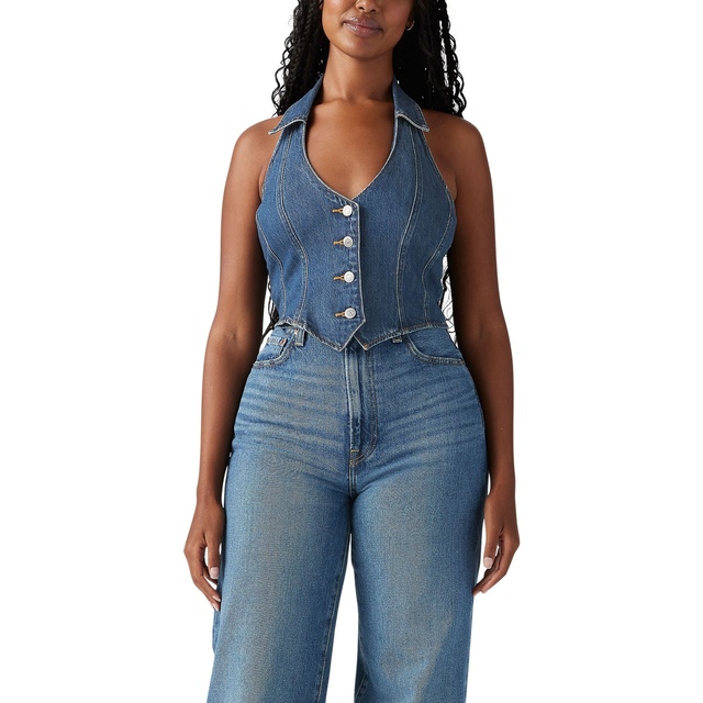 Haut style corsage en denim pour femmes, Levi's