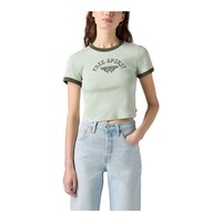 Petit t-shirt graphique à bords contrastants pour femmes, Levi's Front_Flat