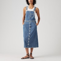 Robe chasuble ajustable pour femmes, Tico, Levi's Front_Flat