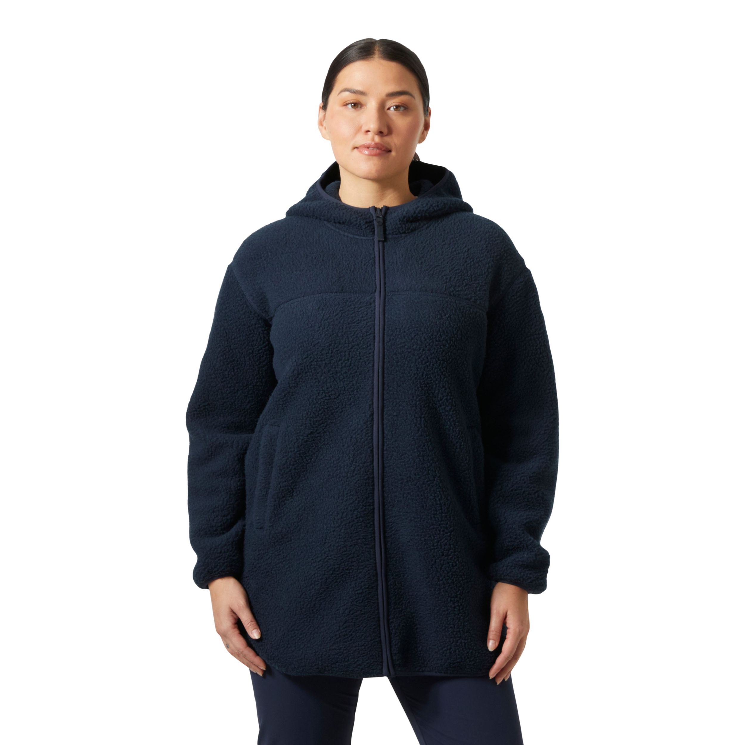 Veste longue en molleton et étoffe bouclée pour femmes, Maud, Helly Hansen
