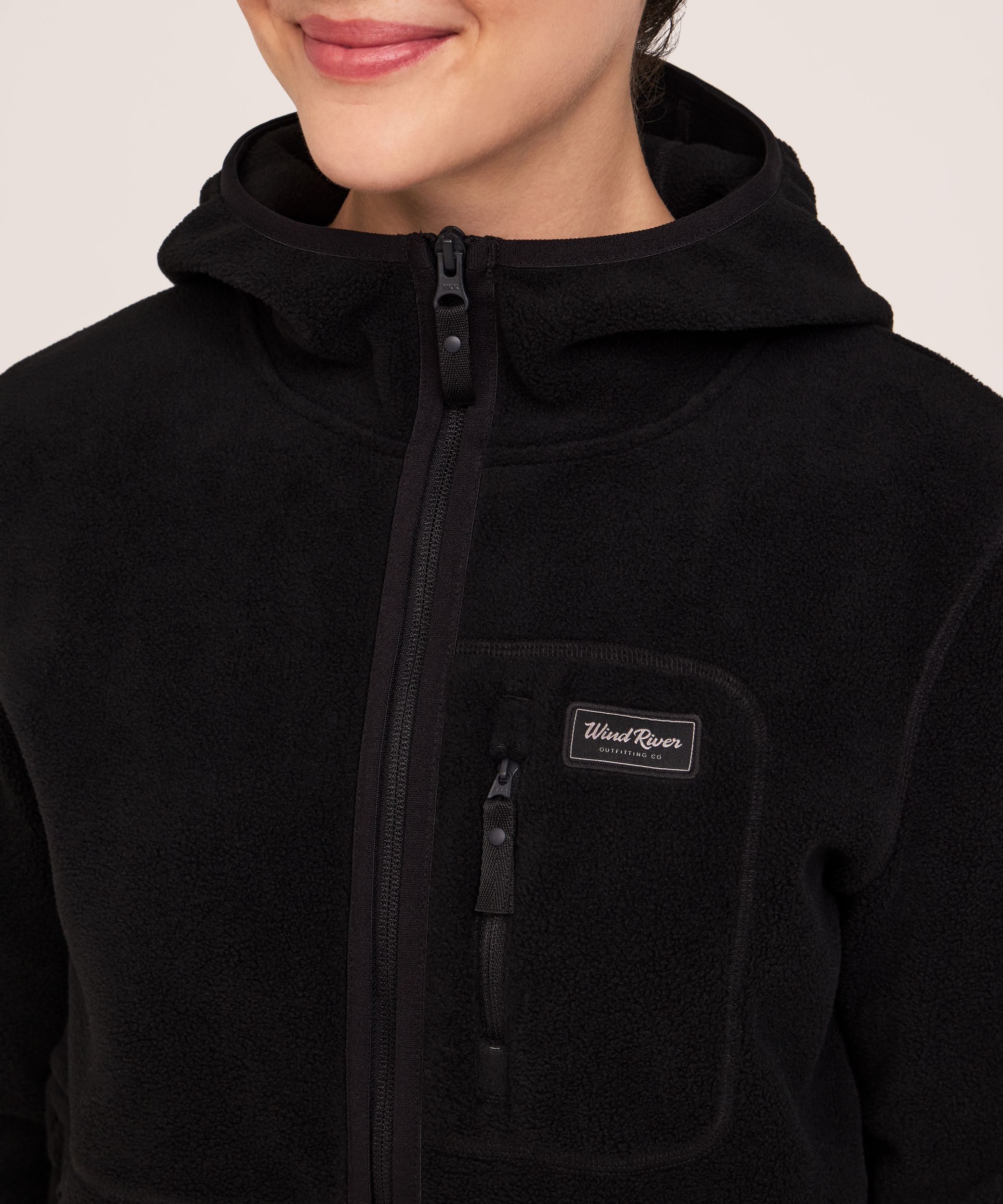 Veste à glissière pleine longueur en molleton avec T-Max pour hommes, WindRiver