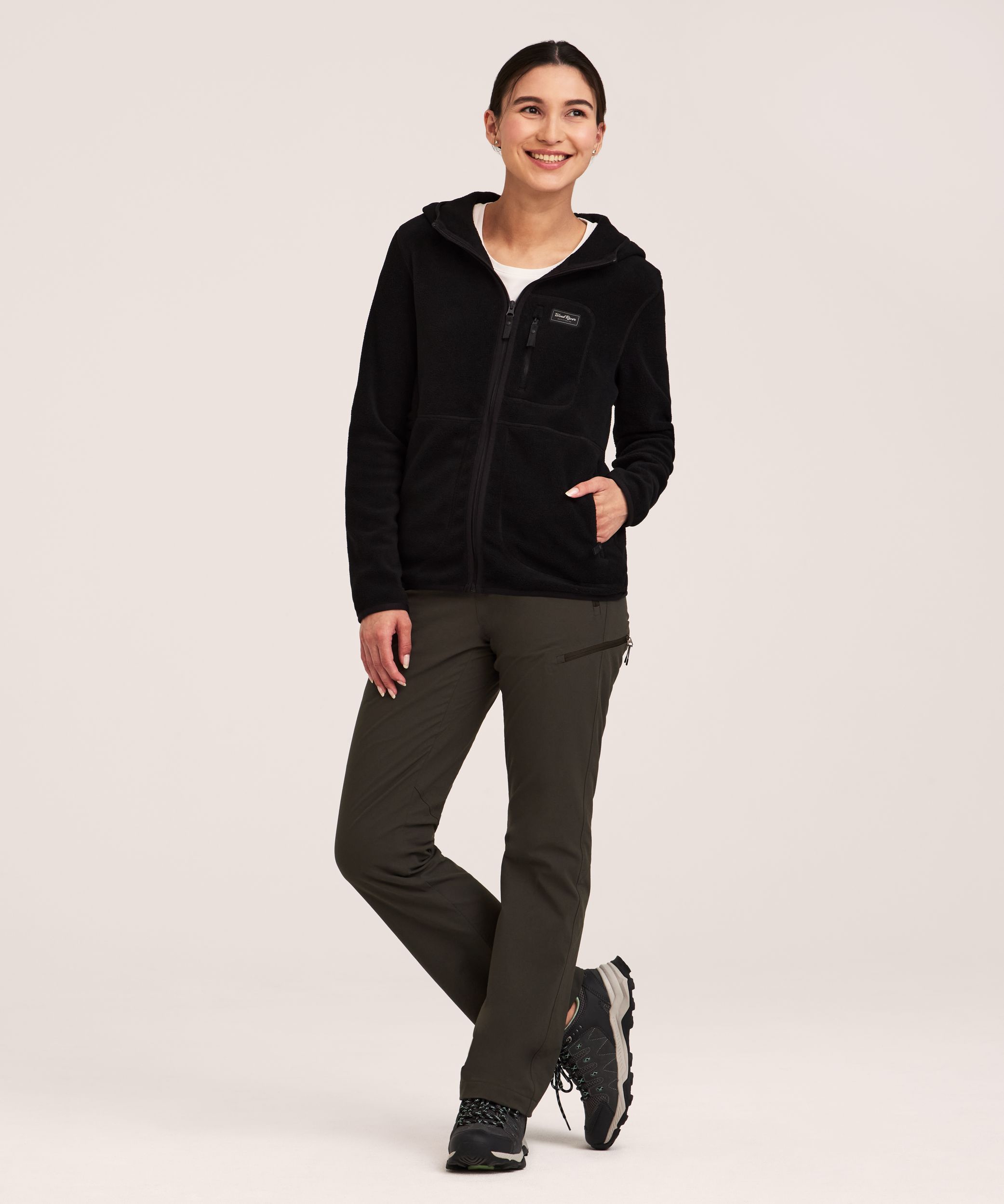 Veste à glissière pleine longueur en molleton avec T-Max pour hommes, WindRiver