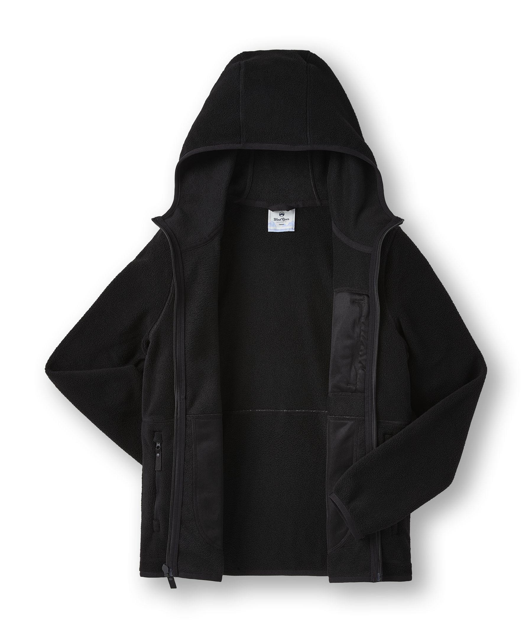 Veste à glissière pleine longueur en molleton avec T-Max pour hommes, WindRiver