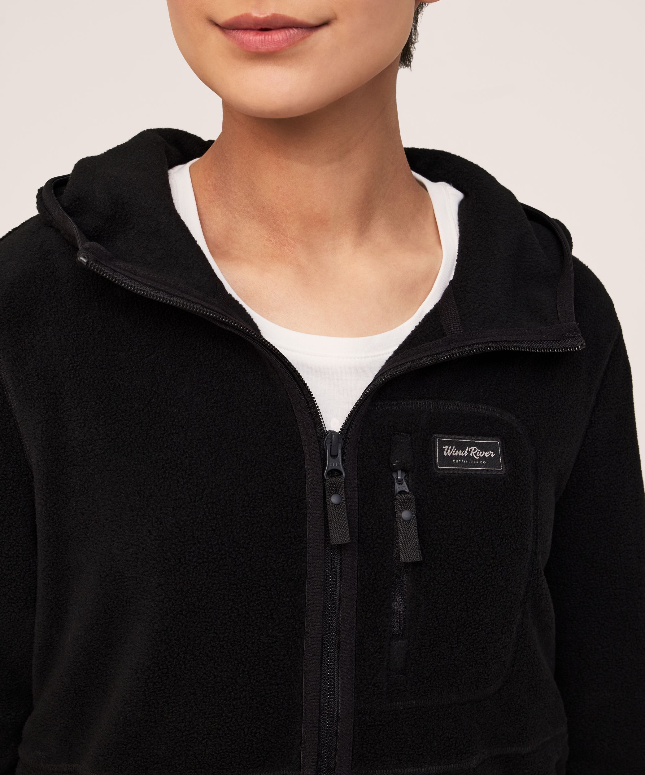 Veste à glissière pleine longueur en molleton avec T-Max pour hommes, WindRiver