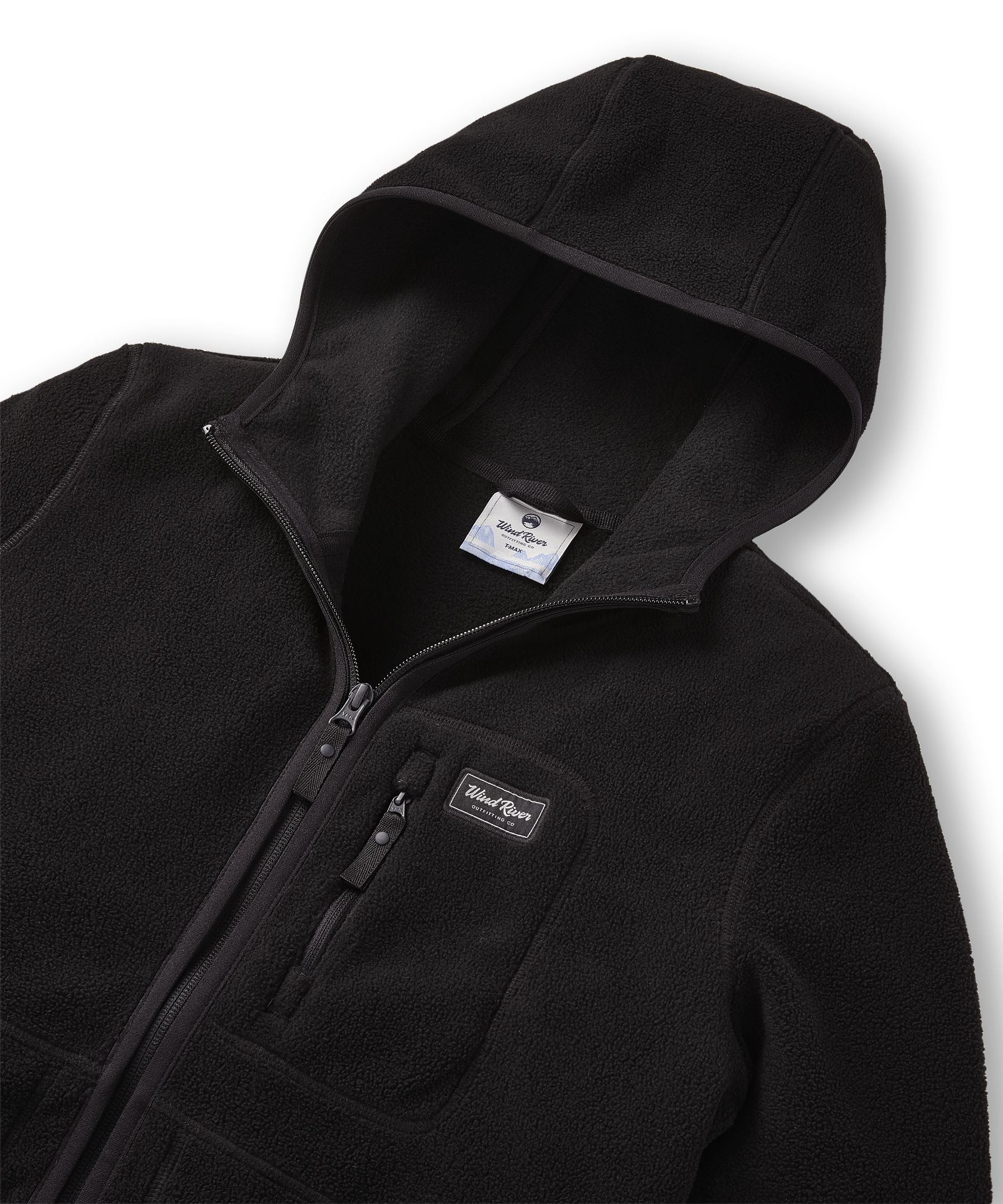 Veste à glissière pleine longueur en molleton avec T-Max pour hommes, WindRiver