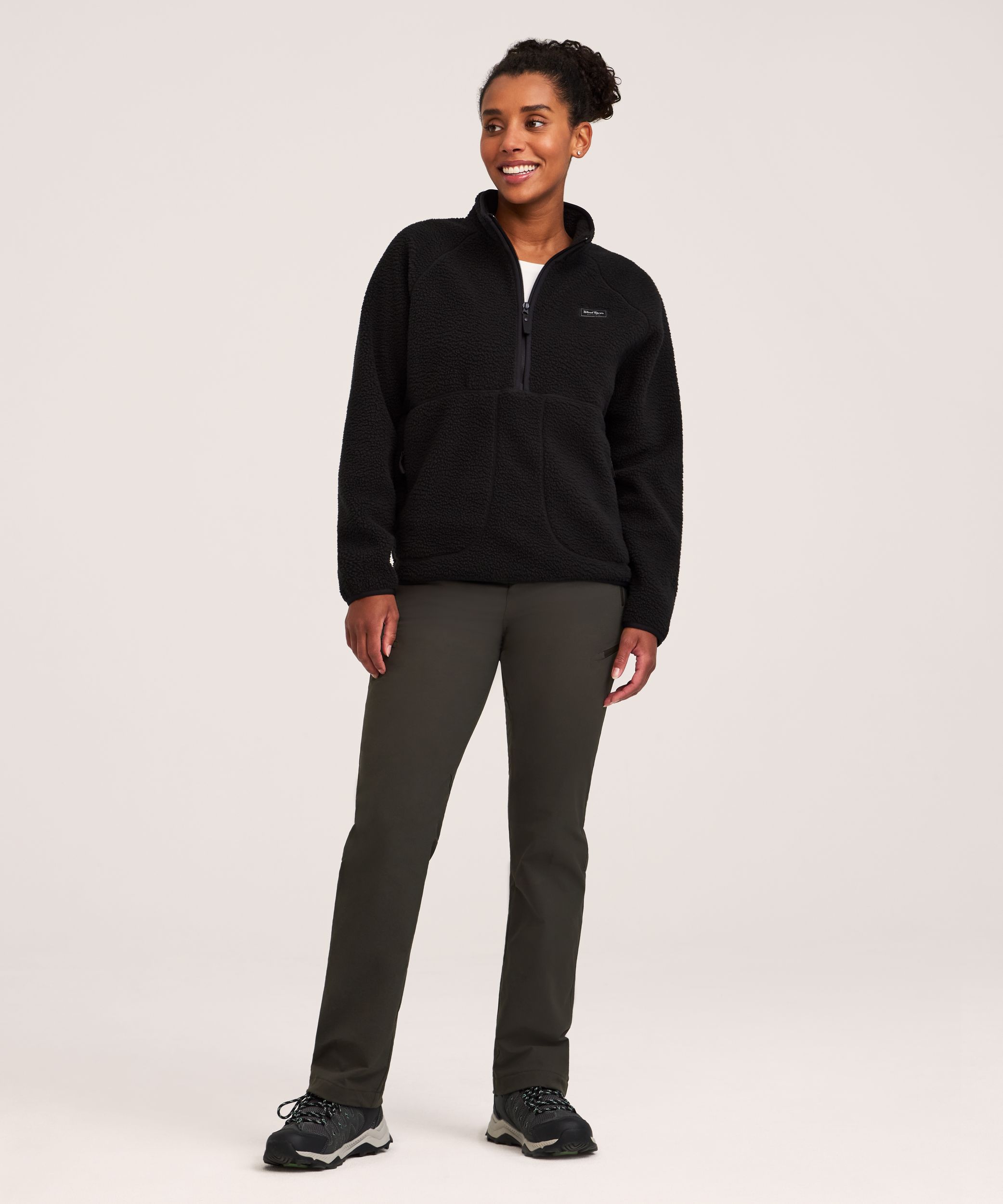 WindRiver Women's T-Max Sherpa 1/2 Zip Pullover