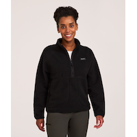 WindRiver Women's T-Max Sherpa 1/2 Zip Pullover Front_Flat