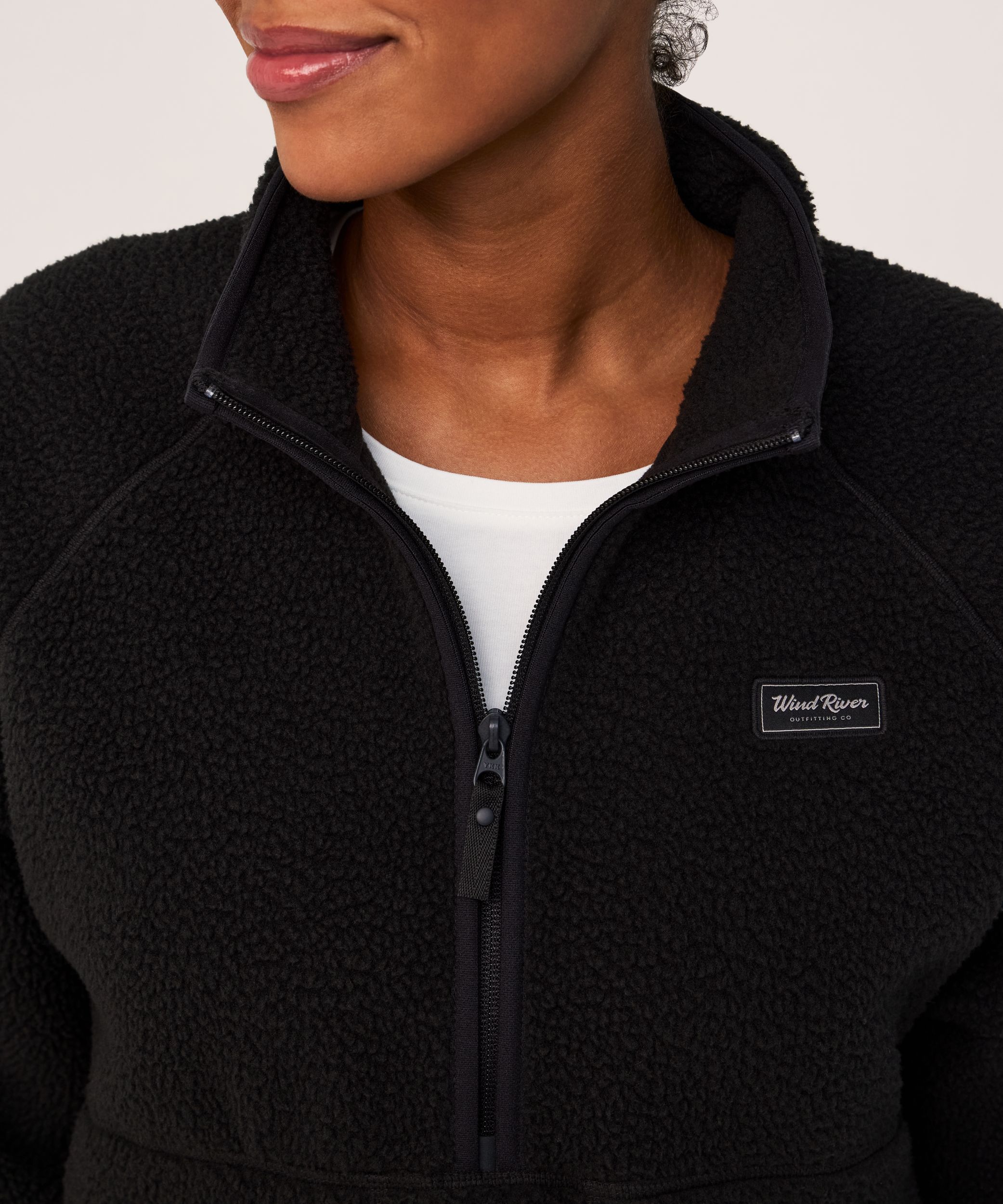 WindRiver Women's T-Max Sherpa 1/2 Zip Pullover