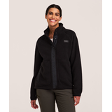 WindRiver Women's Fleece T-Max Sherpa Full Snap Jacket Front_Flat