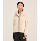 Chemise à enfiler en tissu mixte avec col tissé et manches longues pour femmes, Denver Hayes