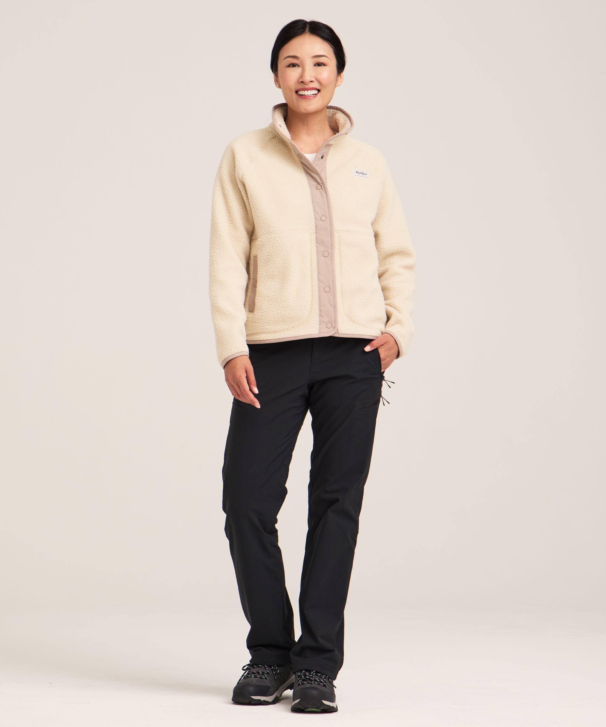WindRiver Women's Fleece T-Max Sherpa Full Snap Jacket