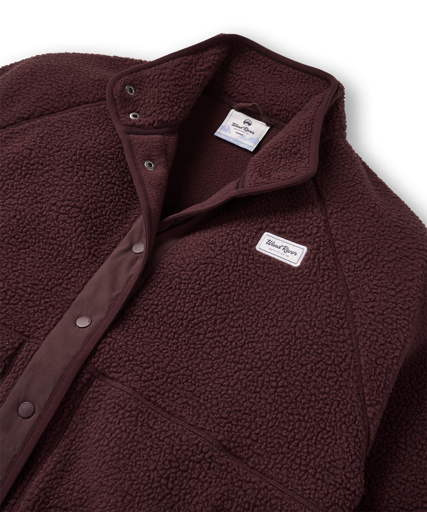 Chemise à enfiler en tissu mixte avec col tissé et manches longues pour femmes, Denver Hayes