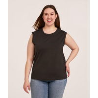 Denver Hayes Semi-Fitted Crewneck Supima Cotton Tank